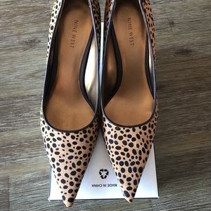 Nine West Flax Pump in Cheetah, Size 10